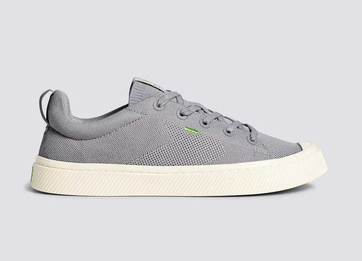 IBI Low Light Grey Knit Sneaker Men - Image 3