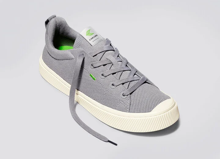 IBI Low Light Grey Knit Sneaker Men - Image 4