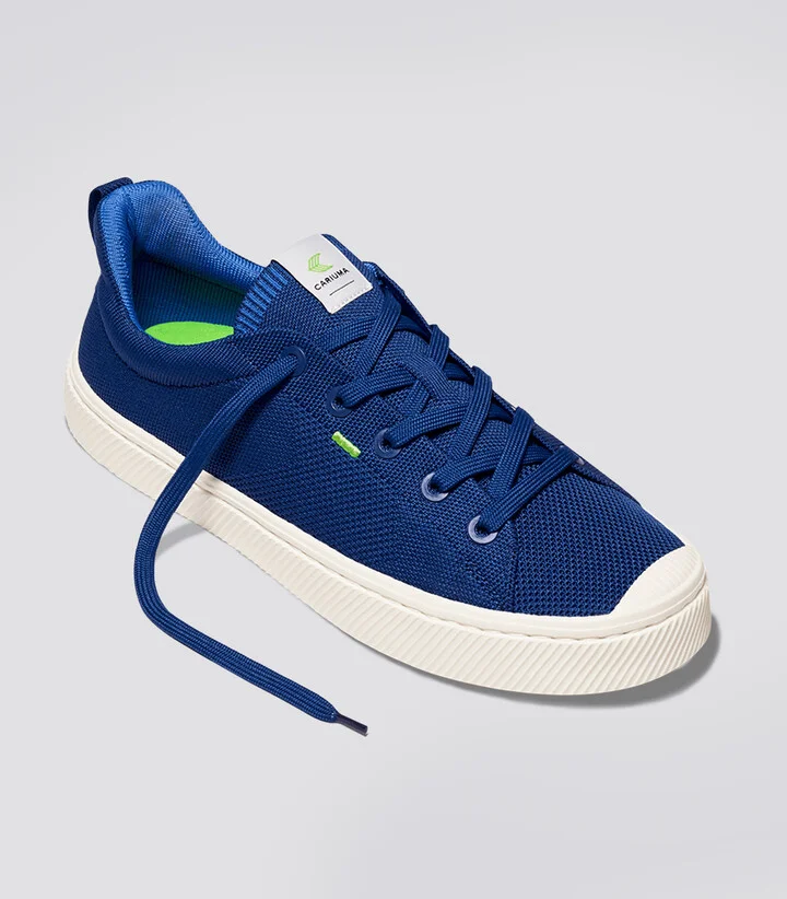 IBI Low Mineral Blue Knit Sneaker Men - Image 2