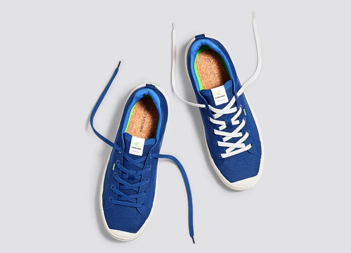 IBI Low Mineral Blue Knit Sneaker Men - Image 8