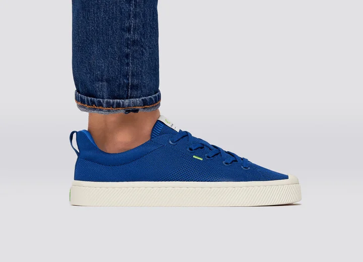 IBI Low Mineral Blue Knit Sneaker Men - Image 9