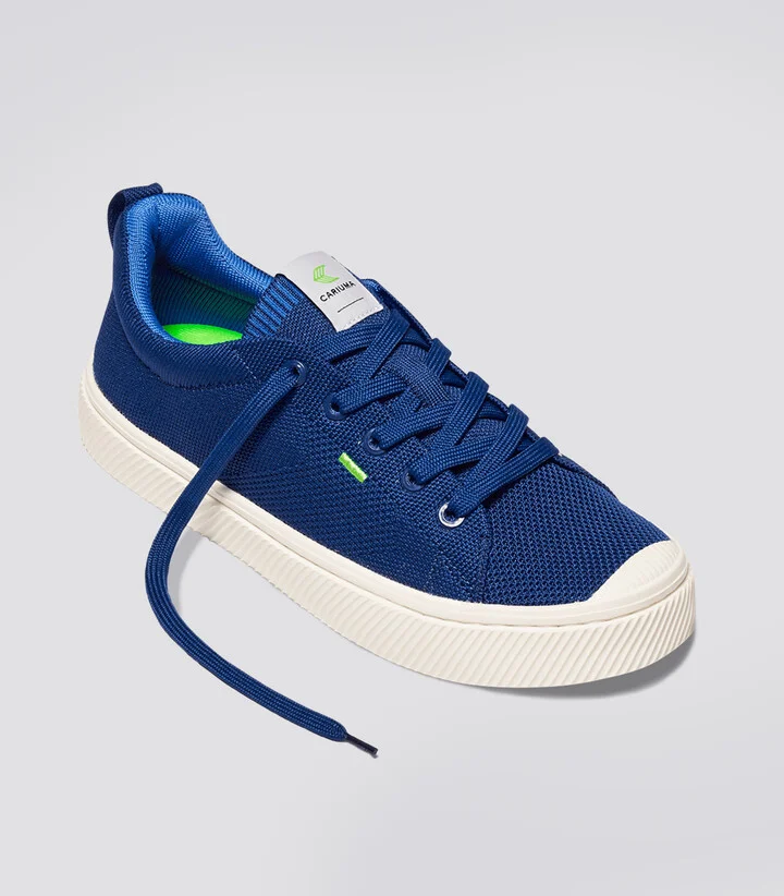 IBI Low Mineral Blue Knit Sneaker Women - Image 2