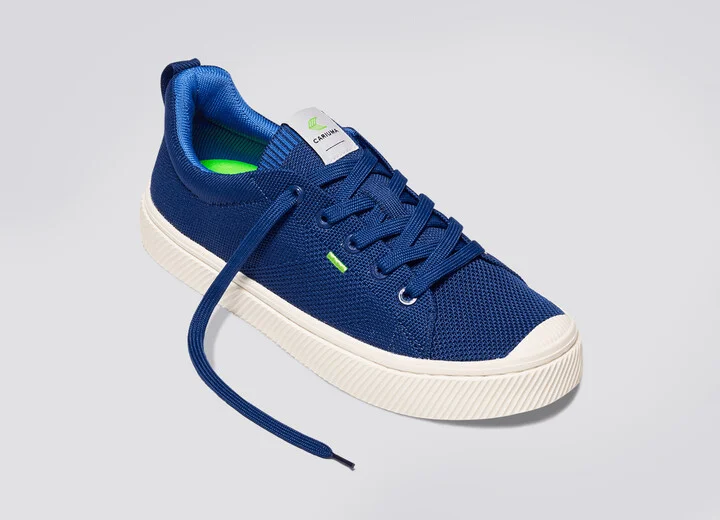 IBI Low Mineral Blue Knit Sneaker Women - Image 4