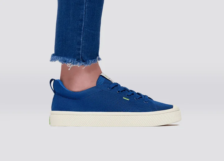 IBI Low Mineral Blue Knit Sneaker Women - Image 9