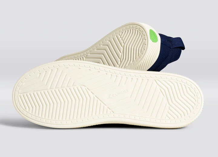 IBI Low Navy Knit Sneaker Men - Image 5