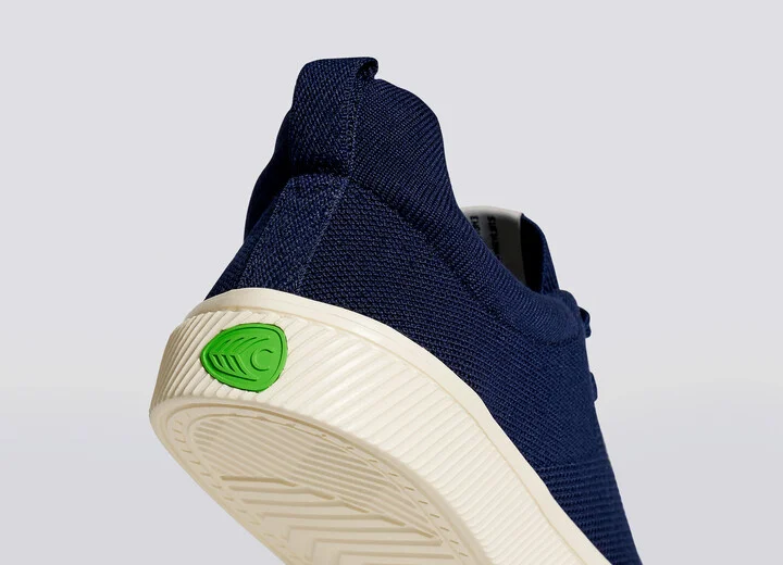 IBI Low Navy Knit Sneaker Men - Image 7