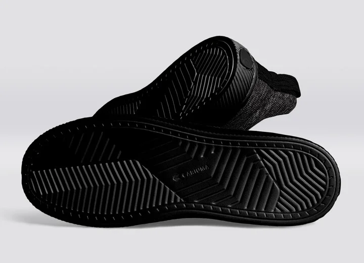 IBI Low Stone Black Knit Sneaker Men - Image 6