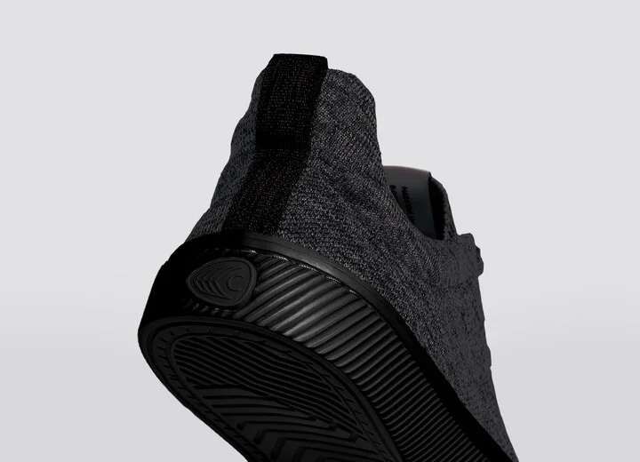 IBI Low Stone Black Knit Sneaker Men - Image 7