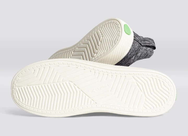 IBI Low Stone Grey Knit Sneaker Men - Image 6