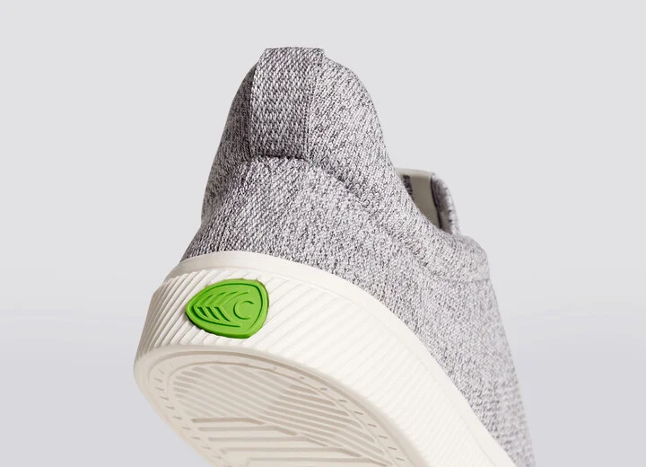 IBI Low Stone Light Grey Knit Sneaker Men - Image 7