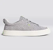 IBI Low Stone Light Grey Knit Sneaker Men - Image 11