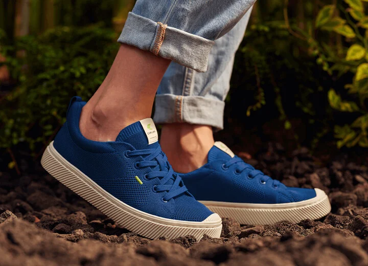 IBI Low Stone Light Grey Knit Sneaker Women - Image 5