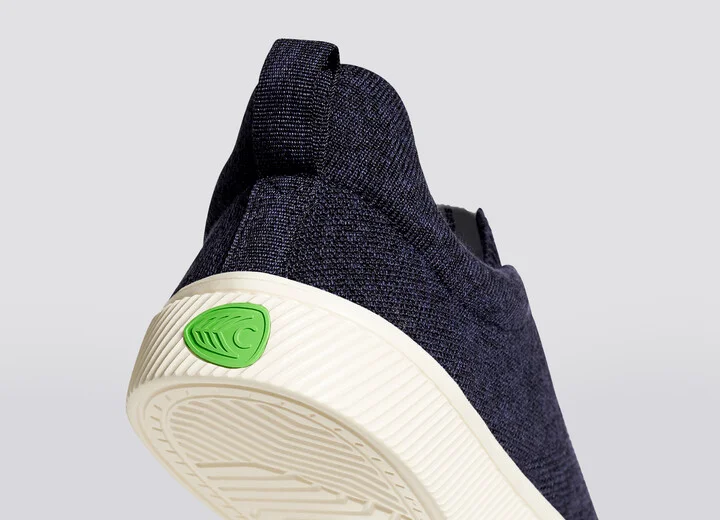 IBI Low Stone Navy Knit Sneaker Men - Image 7