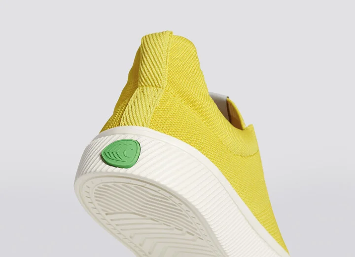 IBI Low Sun Yellow Knit Sneaker Women - Image 7