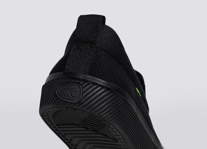 IBI SLIP-ON All Black Knit Sneaker Women - Image 6