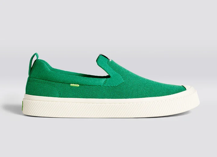 IBI SLIP-ON Green Knit Sneaker Men - Image 3