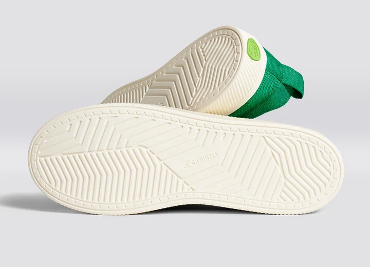 IBI SLIP-ON Green Knit Sneaker Men - Image 5