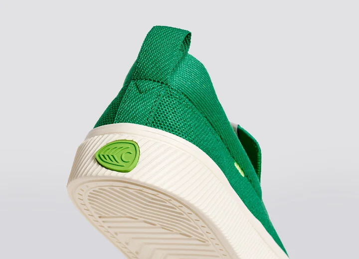 IBI SLIP-ON Green Knit Sneaker Men - Image 6