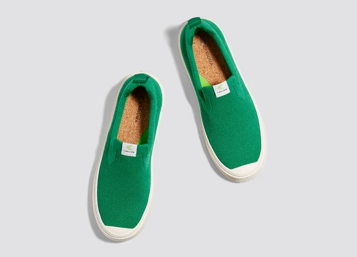 IBI SLIP-ON Green Knit Sneaker Men - Image 7