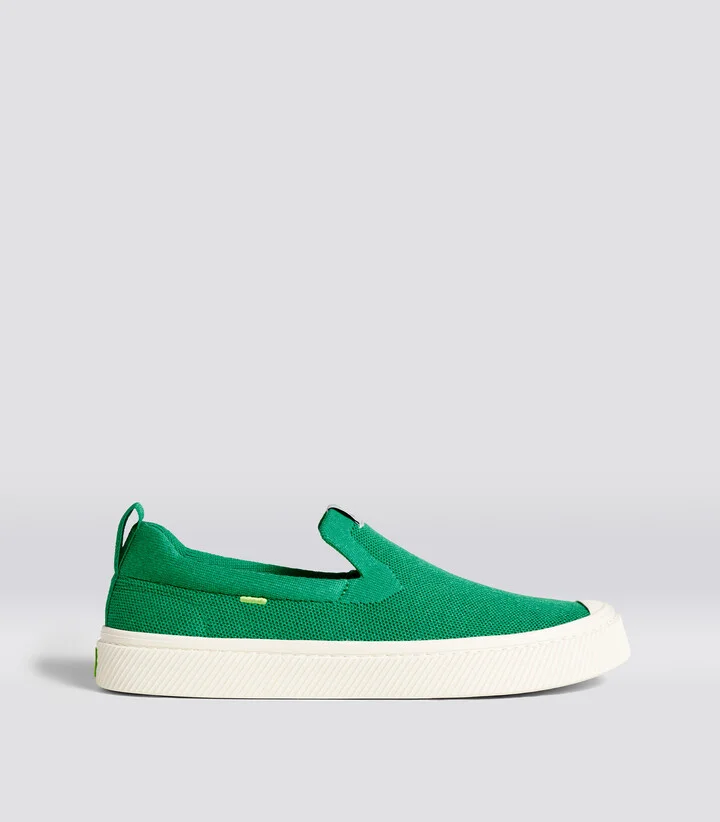 IBI SLIP-ON Green Knit Sneaker Men