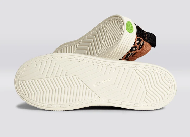 IBI SLIP-ON Leopard Print Knit Sneaker Men - Image 4