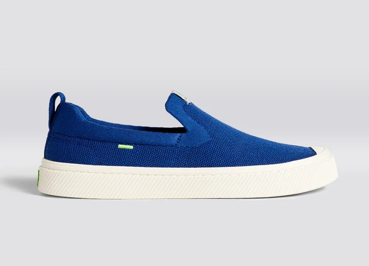 IBI SLIP-ON Mineral Blue Knit Sneaker Men - Image 3