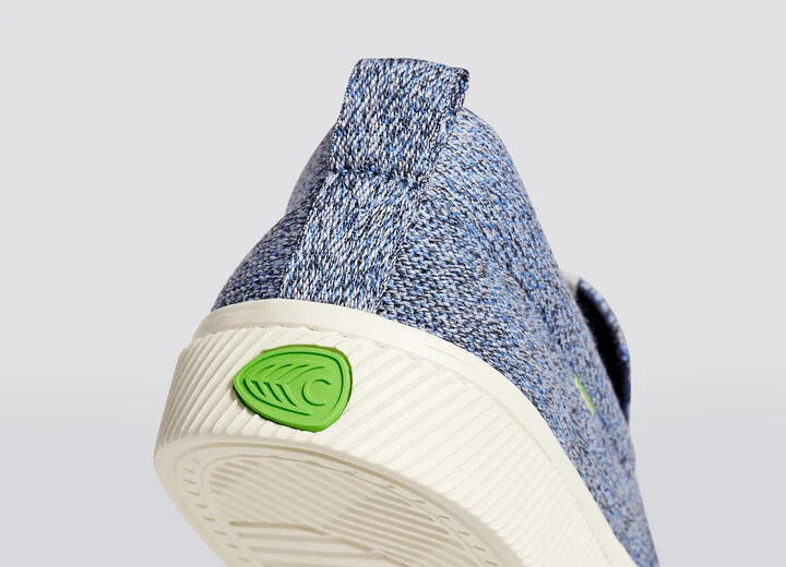IBI SLIP-ON Stone Blue Knit Sneaker Men - Image 6