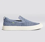 IBI SLIP-ON Stone Blue Knit Sneaker Men - Image 9