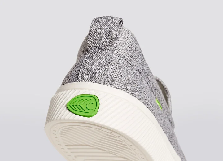 IBI SLIP-ON Stone Light Grey Knit Sneaker Men - Image 6