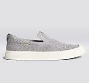 IBI SLIP-ON Stone Light Grey Knit Sneaker Men - Image 9