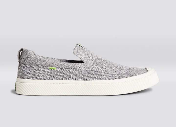 IBI SLIP-ON Stone Light Grey Knit Sneaker Women - Image 3