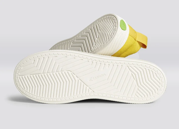 IBI SLIP-ON Sun Yellow Knit Sneaker Men - Image 5