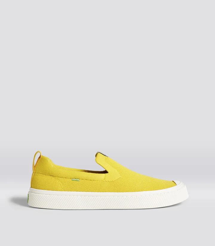 IBI SLIP-ON Sun Yellow Knit Sneaker Men