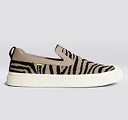 IBI SLIP-ON Zebra Print Knit Sneaker Women - Image 9