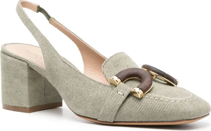 Ibiza denim slingback pumps - Image 2