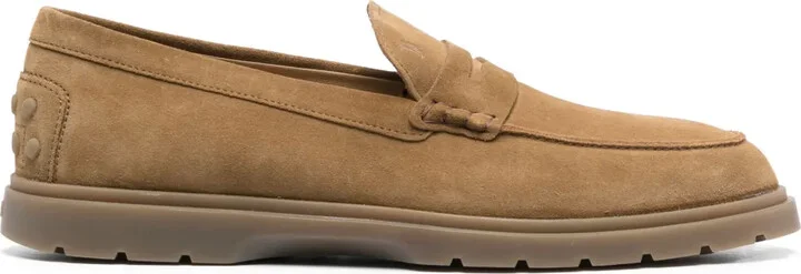 Ibrido tonal-stitching loafers