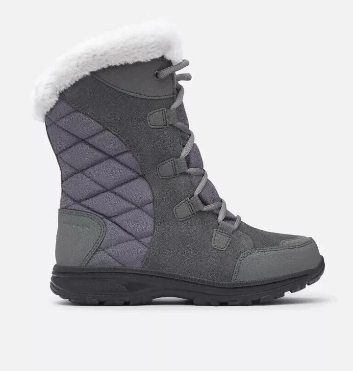 Ice Maiden II 1554171 Snow Boot Women 6 Gray Faux Fur Waterproof KHD627