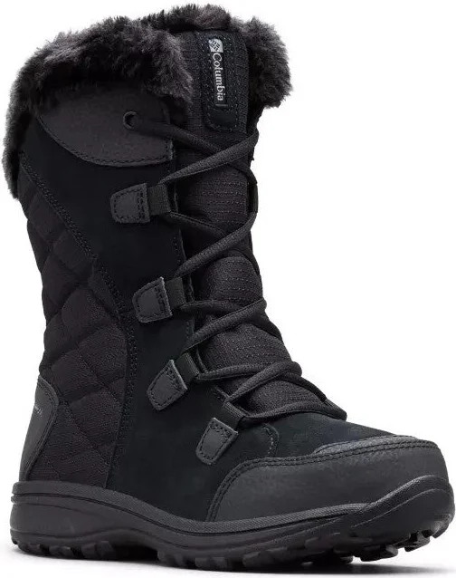 Ice Maiden II BL1581-051 Snow Boots Women's US 10 Black Leather Waterproof