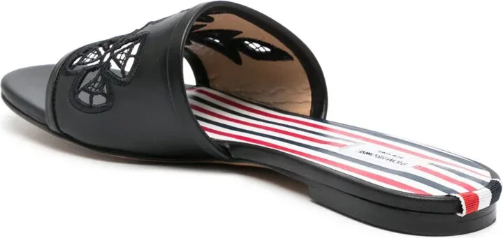 Icon Claquette leather slides - Image 3