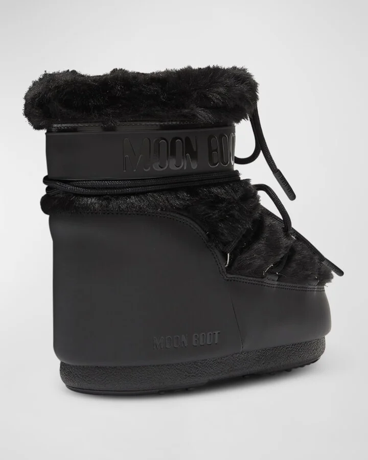 Icon Faux Fur Ankle Snow Boots - Image 2