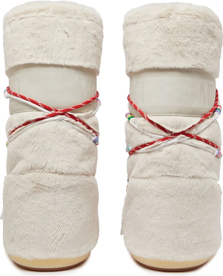Icon faux fur beads boots - Image 4