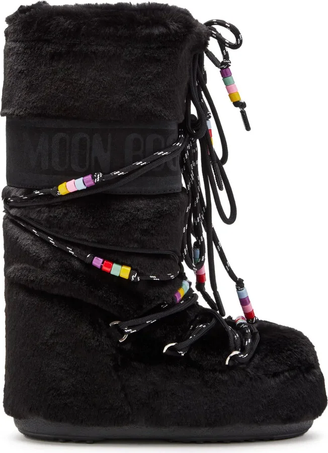 Icon faux-fur snow boots