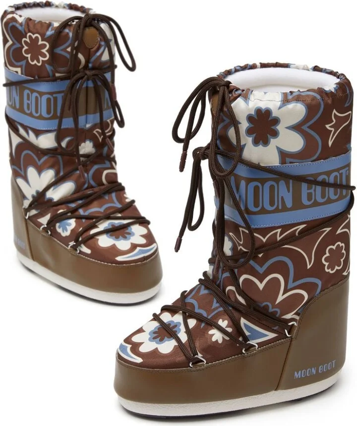 Icon Floral-Print Boots - Image 4