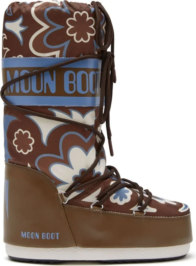 Icon Floral-Print Boots
