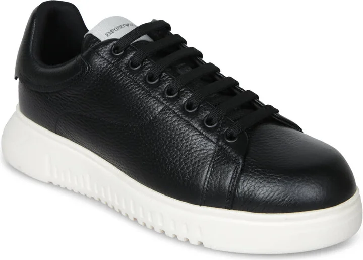 Icon Grain Black Sneakers - Image 2