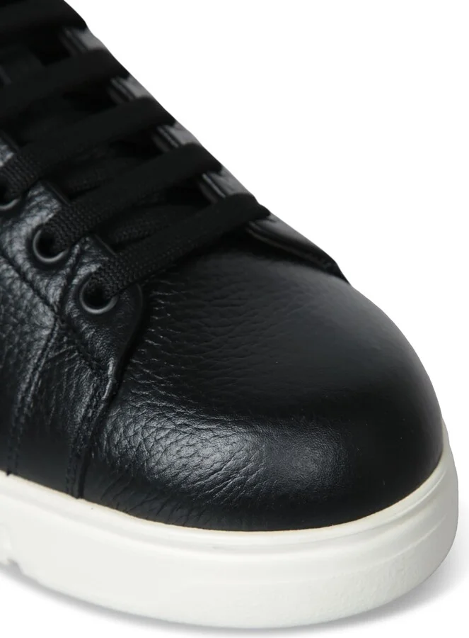 Icon Grain Black Sneakers - Image 4