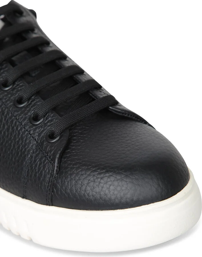 Icon Grain Black Sneakers - Image 4