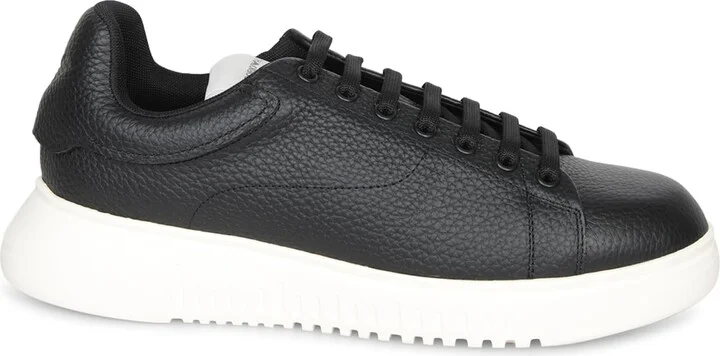 Icon Grain Black Sneakers
