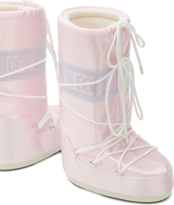 Icon logo-print lace-up boots - Image 3