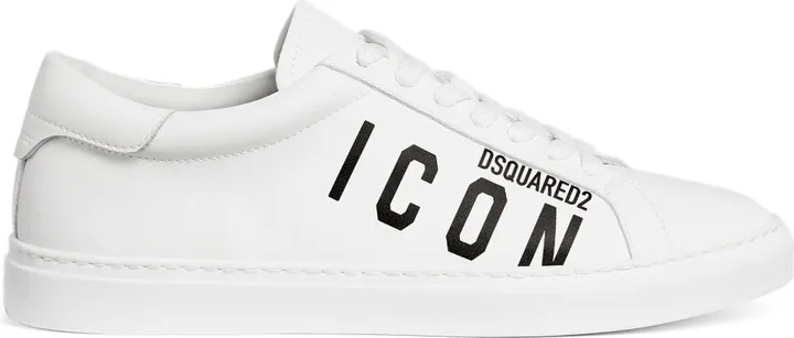 Icon logo-print low-top sneakers